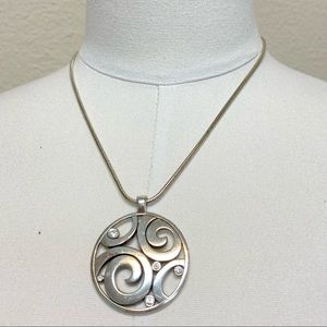 Silver Brighton Pendant Necklace